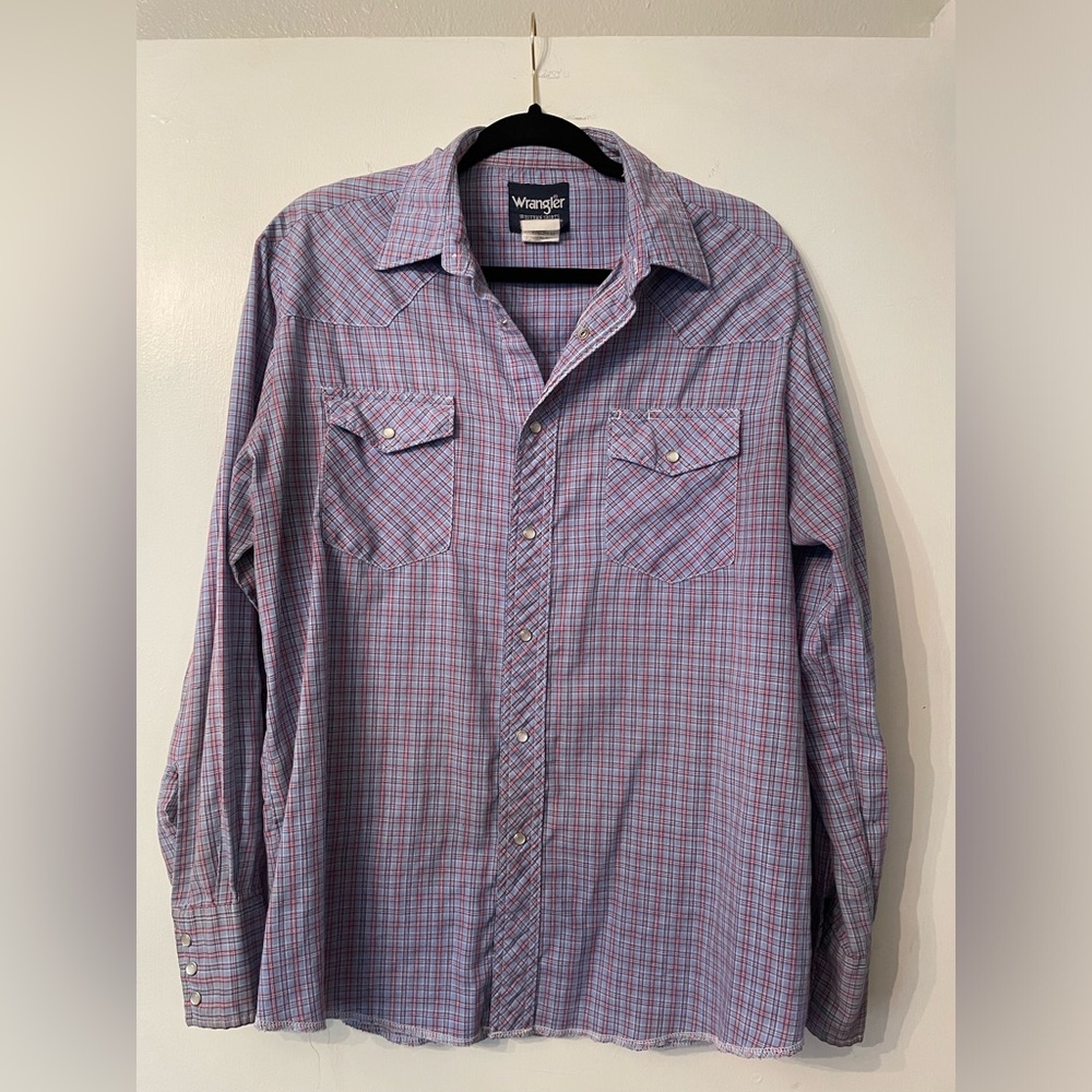 Wrangler Pearl Snap Button Down